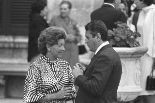 Giardini del Quirinale, ricevimento offerto dal Presidente della Repubblica Giuseppe Saragat al Corpo Diplomatico in occasione della Festa della Repubblica