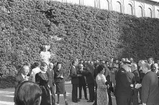Giardini del Quirinale, ricevimento offerto dal Presidente della Repubblica Giuseppe Saragat al Corpo Diplomatico in occasione della Festa della Repubblica