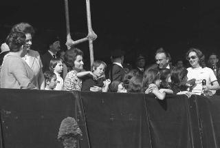II Presidente della Repubblica Giuseppe Saragat durante la parata militare in occasione della Festa della Repubblica