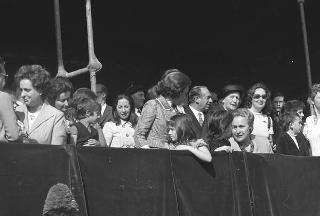 II Presidente della Repubblica Giuseppe Saragat durante la parata militare in occasione della Festa della Repubblica