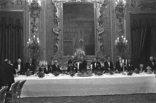 Pranzo e ricevimento offerto dal Presidente della Repubblica Giuseppe Saragat in onore dei Ministri dei Paesi delle Comunità Europee e dei Paesi candidati all'adesione