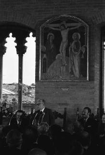 Visita ufficiale del Presidente della Repubblica Giovanni Leone alla città di Siena, in occasione del 500° anniversario del Monte dei Paschi di Siena