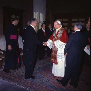 Visita ufficiale nella Città del Vaticano del Presidente della Repubblica Giovanni Leone a Sua Santità Papa Paolo VI