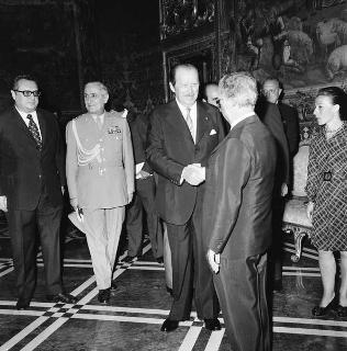Incontro del Presidente della Repubblica Giovanni Leone con il Generale Alfredo Stroessner, Presidente della Repubblica del Paraguay