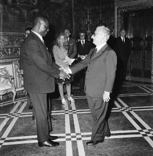 Il Presidente della Repubblica Giovanni Leone incontra il Presidente della Repubblica della Sierra Leone Siaka P. Stevens