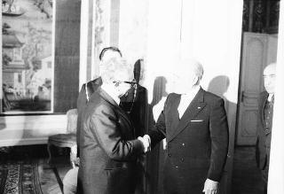 Incontro con il Presidente della Repubblica di Tunisia Habib Bourghiba