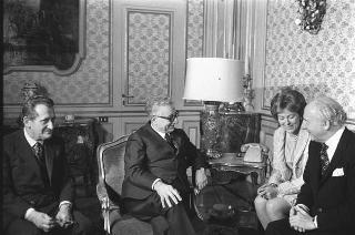 Incontro del Presidente della Repubblica Giovanni Leone con Walter Scheel, Ministro degli affari esteri della Repubblica Federale di Germania