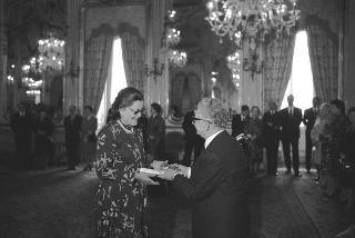 Ricevimento in onore delle signore del Corpo diplomatico, organizzatrici della Mostra "Natale Oggi 1974"