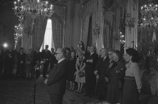 Ricevimento in onore delle signore del Corpo diplomatico, organizzatrici della Mostra "Natale Oggi 1974"