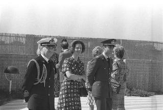 Il Presidente della Repubblica Giovanni Leone e la signora Vittoria Leone ricevono in visita privata a Castelporziano LL. MM. il Re del Belgio Baldovino e la Regina Fabiola