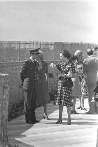 Il Presidente della Repubblica Giovanni Leone e la signora Vittoria Leone ricevono in visita privata a Castelporziano LL. MM. il Re del Belgio Baldovino e la Regina Fabiola
