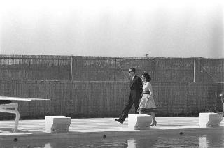 Il Presidente della Repubblica Giovanni Leone e la signora Vittoria Leone ricevono in visita privata a Castelporziano LL. MM. il Re del Belgio Baldovino e la Regina Fabiola