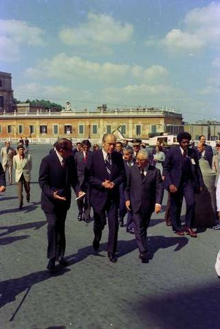Visita ufficiale in Italia del Presidente degli Stati Uniti Gerald Ford e della signora Ford