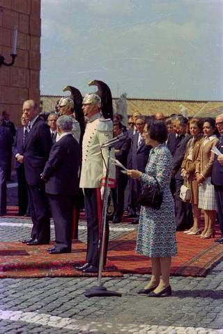 Visita ufficiale in Italia del Presidente degli Stati Uniti Gerald Ford e della signora Ford