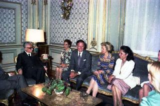 Incontro con il professor Denton Cooley, cardiochirurgo statunitense e famiglia