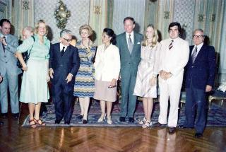 Incontro con il professor Denton Cooley, cardiochirurgo statunitense e famiglia
