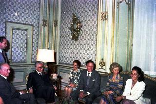 Incontro con il professor Denton Cooley, cardiochirurgo statunitense e famiglia