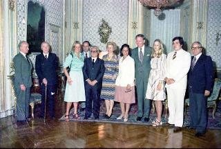 Incontro con il professor Denton Cooley, cardiochirurgo statunitense e famiglia