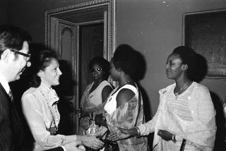 Incontro della signora Leone con la consorte del Presidente del Burundi, la signora Buginbura Micombero
