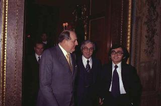 Incontro in forma privata del Presidente della Repubblica Giovanni Leone con con David Rockefeller e la Signora Rockefeller