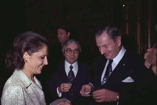 Incontro in forma privata del Presidente della Repubblica Giovanni Leone con con David Rockefeller e la Signora Rockefeller