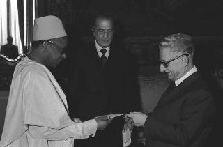 Amadou Seydou, nuovo ambasciatore della Repubblica del Niger: presentazione lettere credenziali