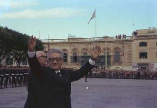 Visita di Stato del Presidente della Repubblica Giovanni Leone e della Signora Vittoria Leone a Malta