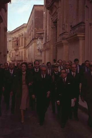Visita di Stato del Presidente della Repubblica Giovanni Leone e della Signora Vittoria Leone a Malta