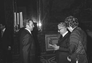 Abdullah Egal Nur, nuovo ambasciatore della Repubblica Democratica Somala e Borisav Jovic, nuovo ambasciatore della Repubblica Socialista Federativa di Jugoslavia per la presentazione delle lettere credenziali