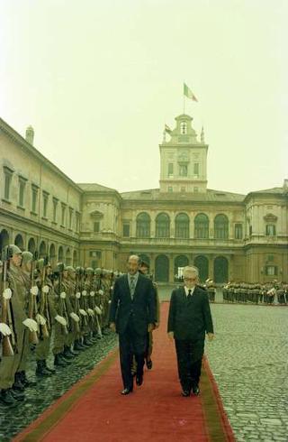 Visita di Stato del Presidente della Repubblica Araba d'Egitto e della Signora El Sadat (5 - 8 aprile 1976)