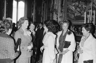 Il Presidente della Repubblica Giovanni Leone riceve in udienza una rappresentanza del Rotary Club di Caserta