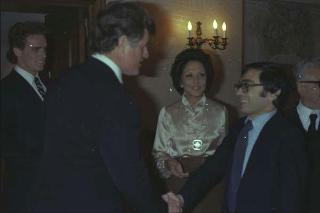 Colloquio e successiva colazione privata offerta dal Presidente della Repubblica Giovanni Leone  al Senatore Edward Kennedy