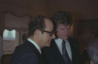 Colloquio e successiva colazione privata offerta dal Presidente della Repubblica Giovanni Leone  al Senatore Edward Kennedy
