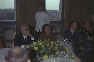 Colloquio e successiva colazione privata offerta dal Presidente della Repubblica Giovanni Leone  al Senatore Edward Kennedy