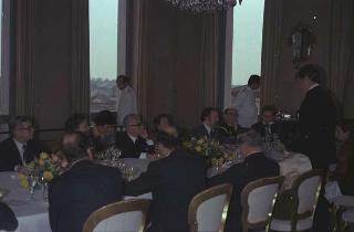 Colloquio e successiva colazione privata offerta dal Presidente della Repubblica Giovanni Leone  al Senatore Edward Kennedy