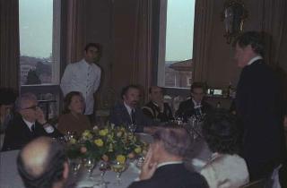 Colloquio e successiva colazione privata offerta dal Presidente della Repubblica Giovanni Leone  al Senatore Edward Kennedy