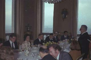 Colloquio e successiva colazione privata offerta dal Presidente della Repubblica Giovanni Leone  al Senatore Edward Kennedy
