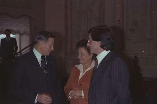 Colloquio e successiva colazione privata offerta dal Presidente della Repubblica Giovanni Leone  al Senatore Edward Kennedy