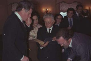 Colloquio e successiva colazione privata offerta dal Presidente della Repubblica Giovanni Leone  al Senatore Edward Kennedy