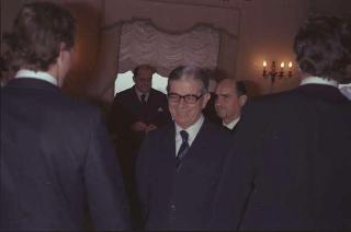 Colloquio e successiva colazione privata offerta dal Presidente della Repubblica Giovanni Leone  al Senatore Edward Kennedy
