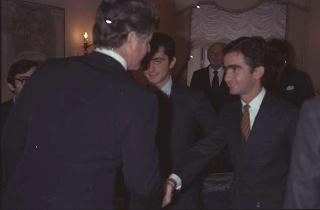 Colloquio e successiva colazione privata offerta dal Presidente della Repubblica Giovanni Leone  al Senatore Edward Kennedy