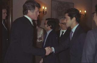 Colloquio e successiva colazione privata offerta dal Presidente della Repubblica Giovanni Leone  al Senatore Edward Kennedy
