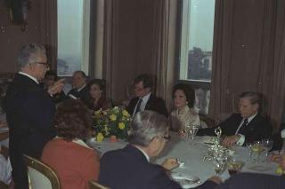 Colloquio e successiva colazione privata offerta dal Presidente della Repubblica Giovanni Leone  al Senatore Edward Kennedy