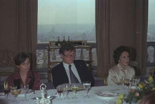 Colloquio e successiva colazione privata offerta dal Presidente della Repubblica Giovanni Leone  al Senatore Edward Kennedy