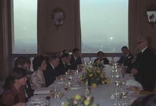 Colloquio e successiva colazione privata offerta dal Presidente della Repubblica Giovanni Leone  al Senatore Edward Kennedy