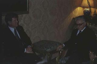 Colloquio e successiva colazione privata offerta dal Presidente della Repubblica Giovanni Leone  al Senatore Edward Kennedy