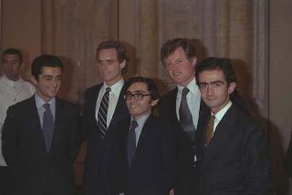 Colloquio e successiva colazione privata offerta dal Presidente della Repubblica Giovanni Leone  al Senatore Edward Kennedy
