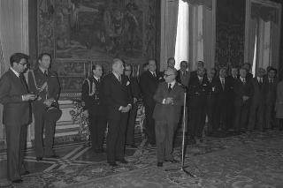 Intervento del Presidente della Repubblica Giovanni Leone alla cerimonia di congedo del Vice Segretario Generale Enrico D'Arienzo