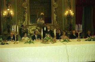Pranzo offerto dal Presidente della Repubblica Giovanni Leone e della Signora Vittoria Leone in onore del Re di Spagna Juan Carlos I e della Regina Sofia in occasione della visita ufficiale