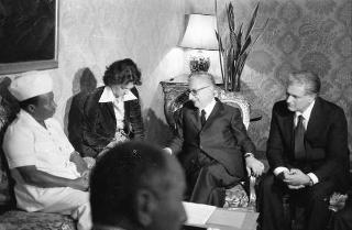 Incontro e successiva colazione offerta dal Il Presidente della Repubblica Giovanni Leone in onore del Presidente della Repubblica di Liberia e della Signora Tolbert